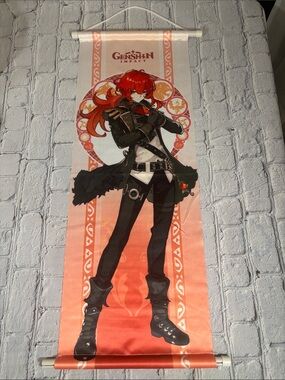 Genshin Impact Diluc Wall Scroll Poster